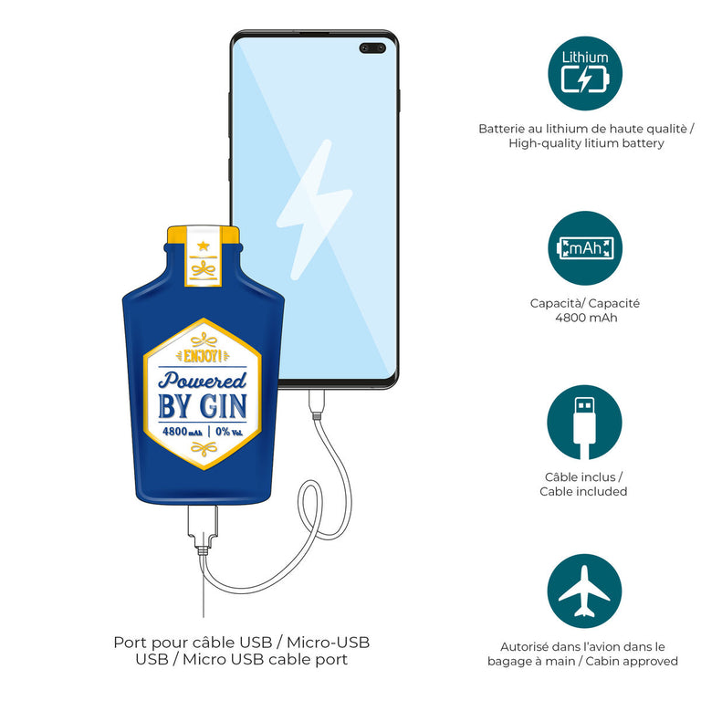 POWER BANK LEGAMI GIN
