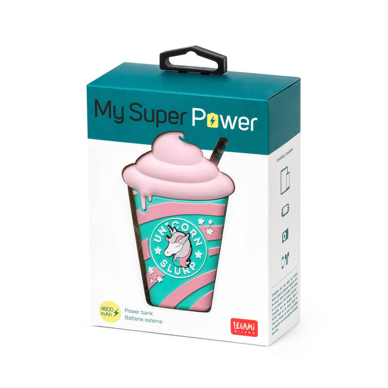 POWER BANK LEGAMI UNICORN SLURP