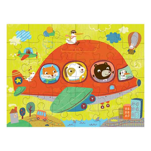 MUDPUPPY ΠΑΖΛ ΤΑΞΙΔΙΟΥ 36 ΚΟΜΜΑΤΙΑ ΣΕ “ΑΕΡΟΠΛΑΝΑ” - Παιχνίδια - Ίαμβος