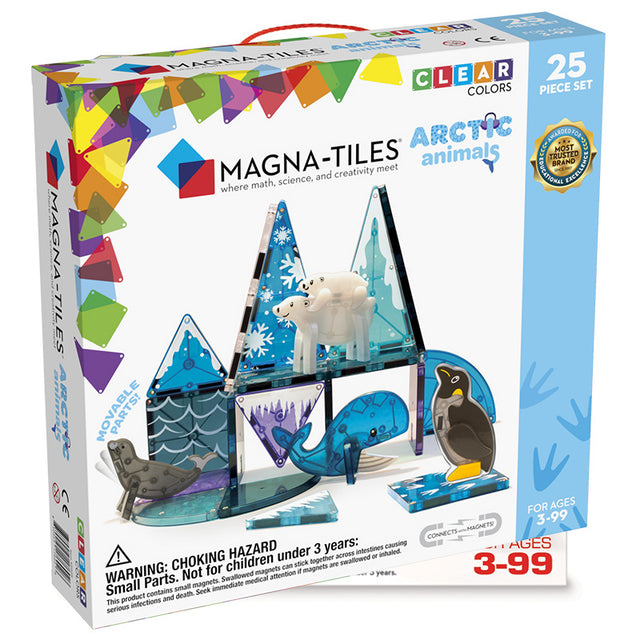 Magna-Tiles Μαγνητικό Παιχνίδι 25 κομματιών Arctic