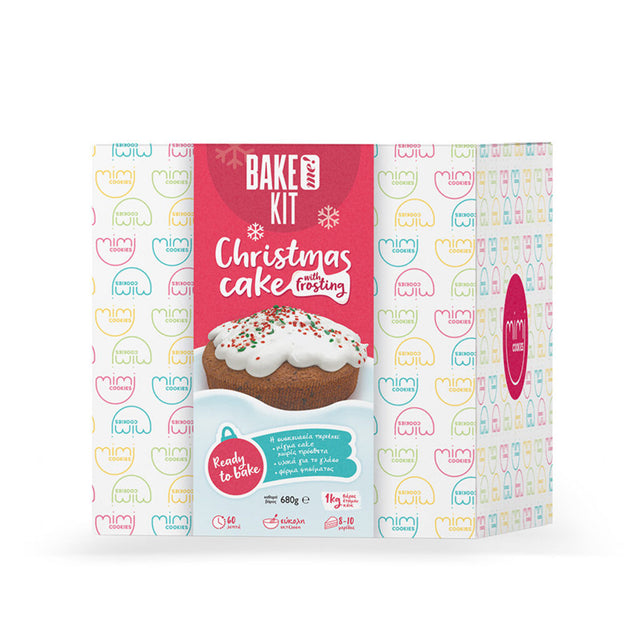 Christmas Cake with frosting BAKE KIT