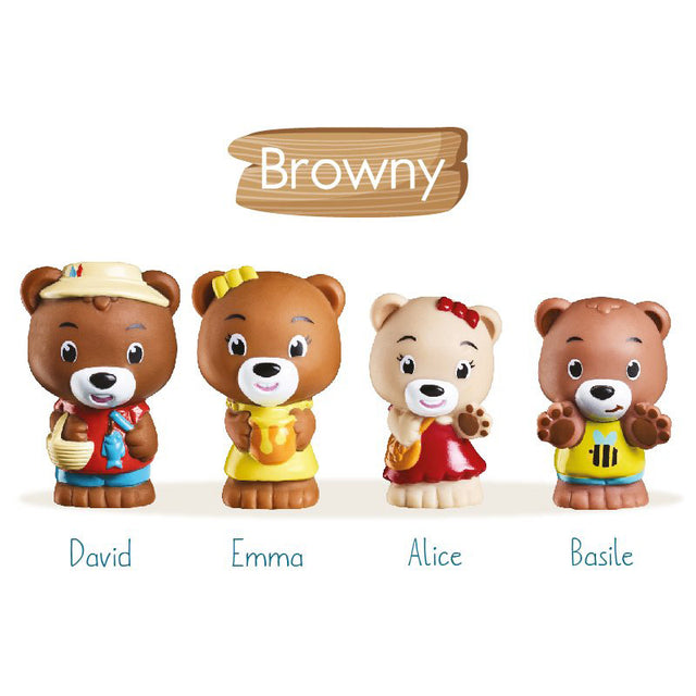 Klorofil Οικογένεια "Browny" 4τμχ.