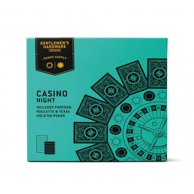 ΣΕΤ ΚΑΖΙΝΟ ΡΟΥΛΕΤΑ - ΠΟΚΕΡ GENTLEMEN'S HARDWARE CASINO NIGHT GEN584