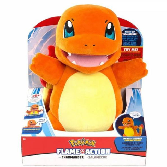 Jazwares Λούτρινο Charmander Με Ήχο Και Φως (Pokemon) 25cm