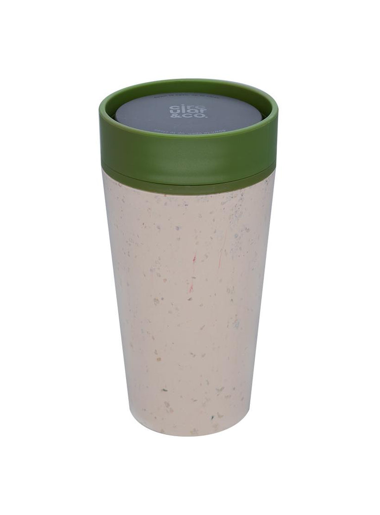 CIRCULAR CUP ΠΟΤΗΡΙ 340ml ΛΕΥΚΟ-ΠΡΑΣΙΝΟ