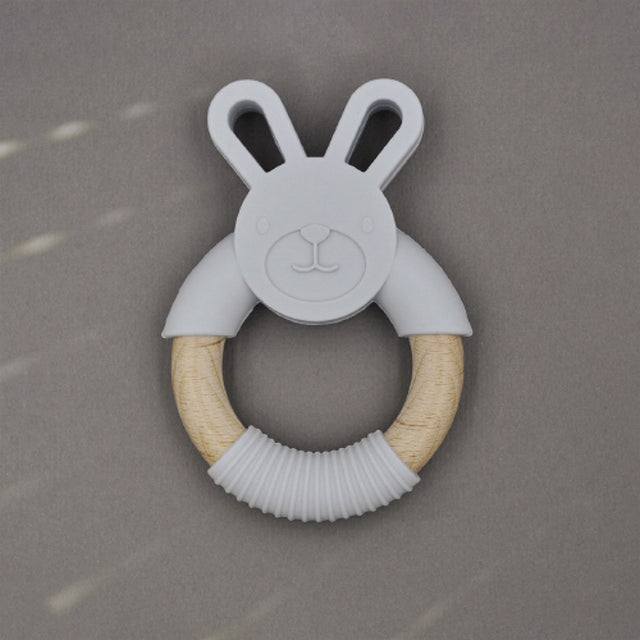 ΞΥΛΙΝΟ ΜΑΣΗΤΙΚΟ ΝΟΚ ΝΟΚ BUNNY TEETHER | CLOUD