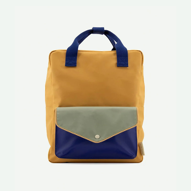 ΤΣΑΝΤΑ ΠΛΑΤΗΣ backpack large envelope collection camp yellow