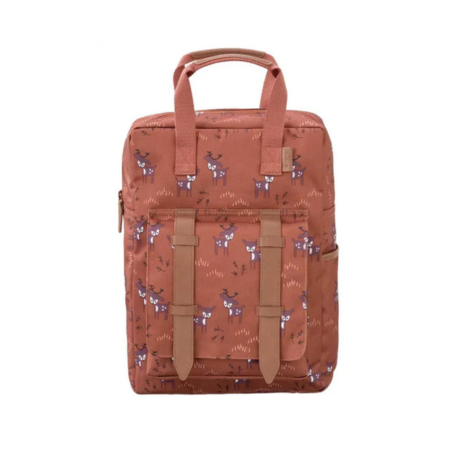 Fresk: Mini Σακίδιο πλάτης 28x21εκ Deer Amber Brown