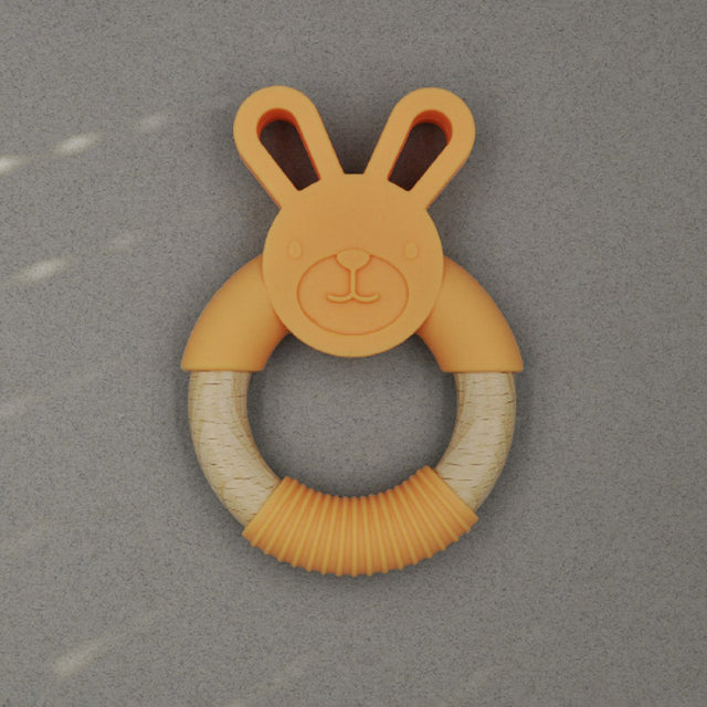 ΞΥΛΙΝΟ ΜΑΣΗΤΙΚΟ NOK NOK BUNNY TEETHER CLEMENTINE