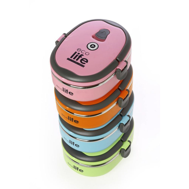 ΑΝΟΞΕΙΔΩΤΟ ΦΑΓΗΤΟΔΟΧΕΙΟ ECO LIFE 800ml ΡΟΖ - Σχολικά είδη - Ίαμβος