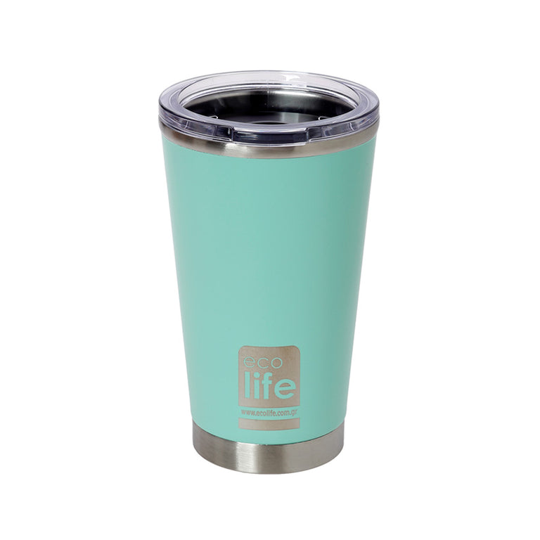 COFFEE THERMOS Mint 370ml - με διάφανο καπάκι