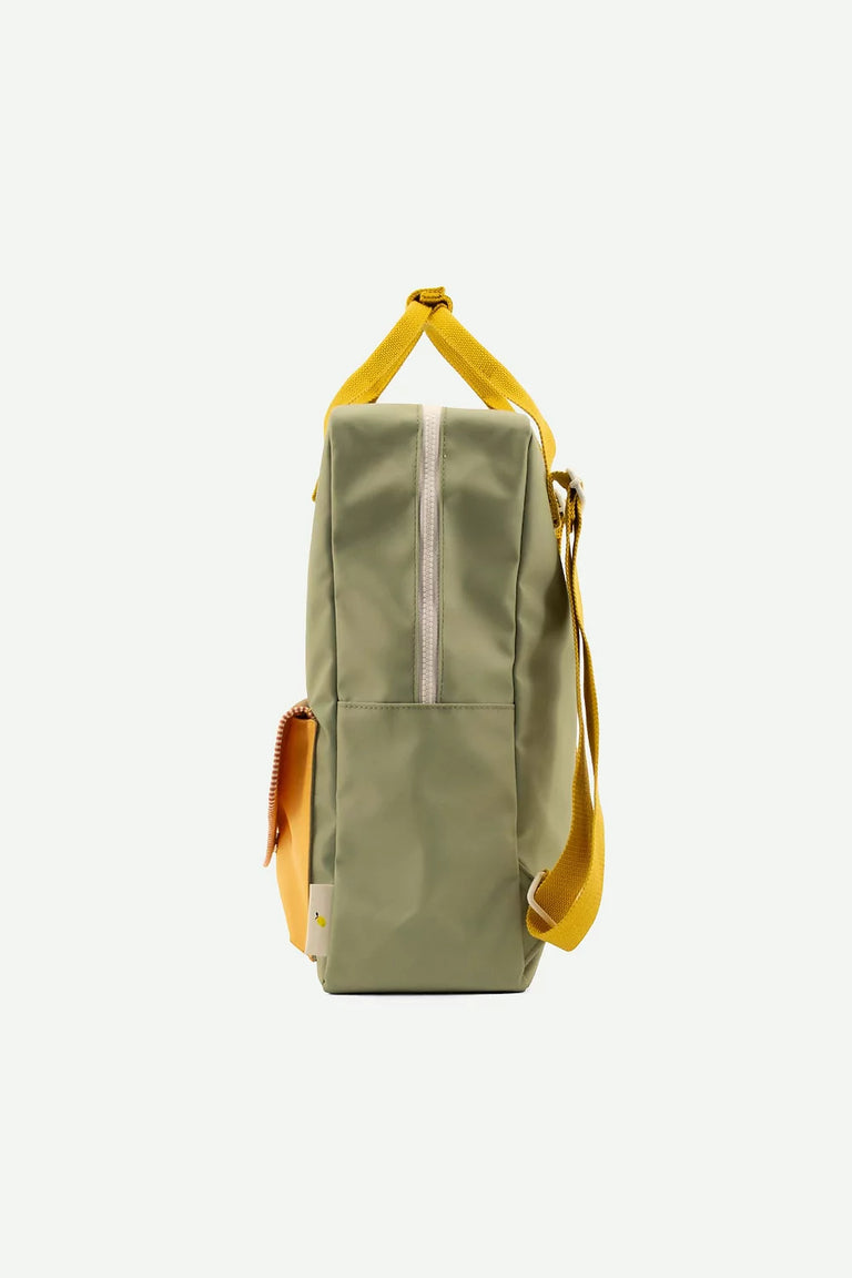 ΤΣΑΝΤΑ ΠΛΑΤΗΣ STICKY LEMON backpack large envelope collection map green