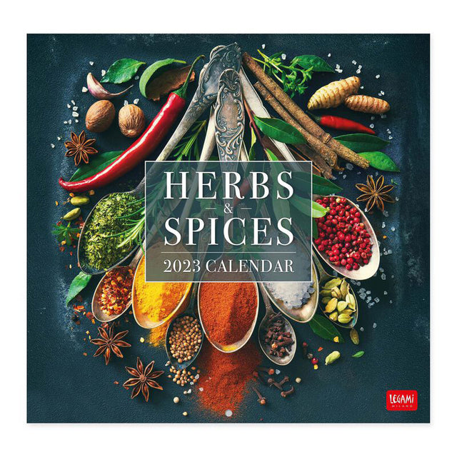 Ημερολόγιο τοίχου 2023 - 30 x 29 εκ HERBS & SPICES