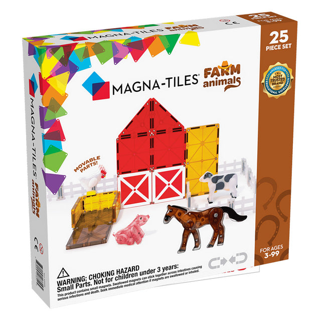 Magna-Tiles Μαγνητικό Παιχνίδι 25 κομματιών Farm