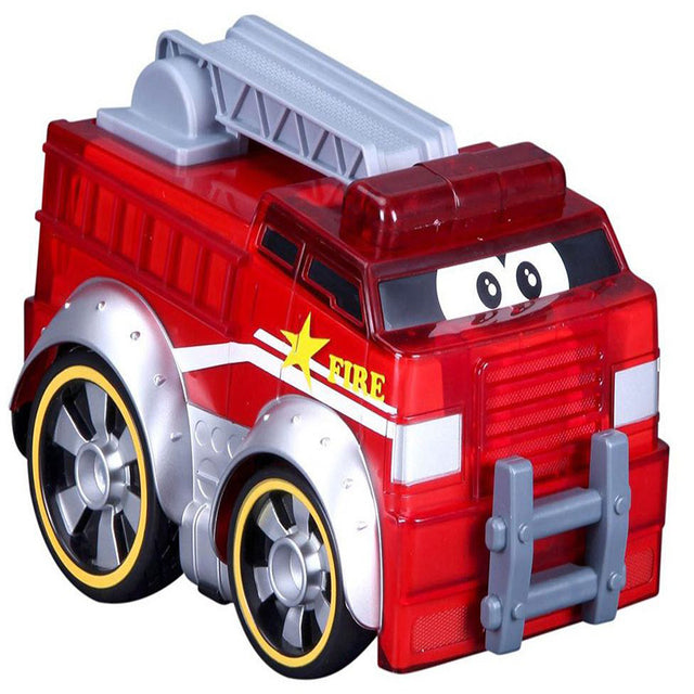 ΠΥΡΟΣΒΕΣΤΙΚΟ ΟΧΗΜΑ ΜΕ ΗΧΟ BBURAGO JUNIOR PUSH & GLOW FIRE TRUCK