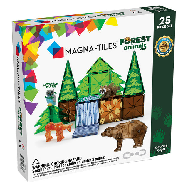 Magna-Tiles Μαγνητικό Παιχνίδι 25 κομματιών Forest