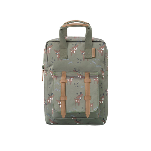 Fresk: Mini Σακίδιο πλάτης 28x21εκ - Deer Olive