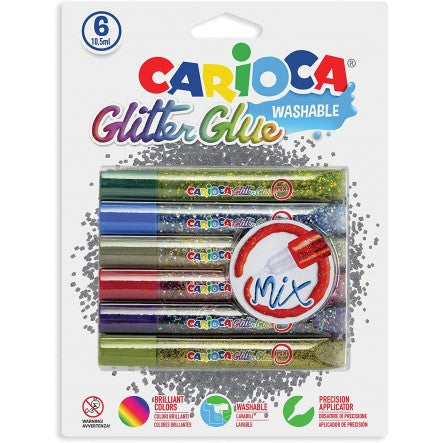 CARIOCA GLITTER 6 ΧΡΩΜΑΤΑ