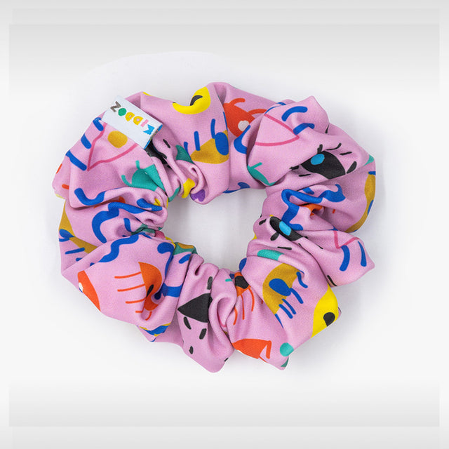 GREEK SUMMER EYE SCRUNCHIE