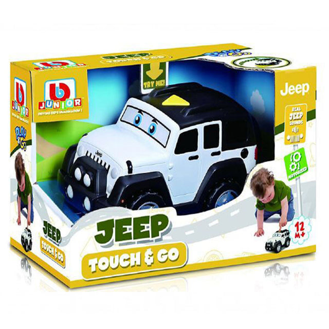 ΑΥΤΟΚΙΝΗΤΑΚΙ ΜΕ ΗΧΟ BBURAGO JUNIOR TOUCH & GO JEEP WRANGLER UNLIMITED