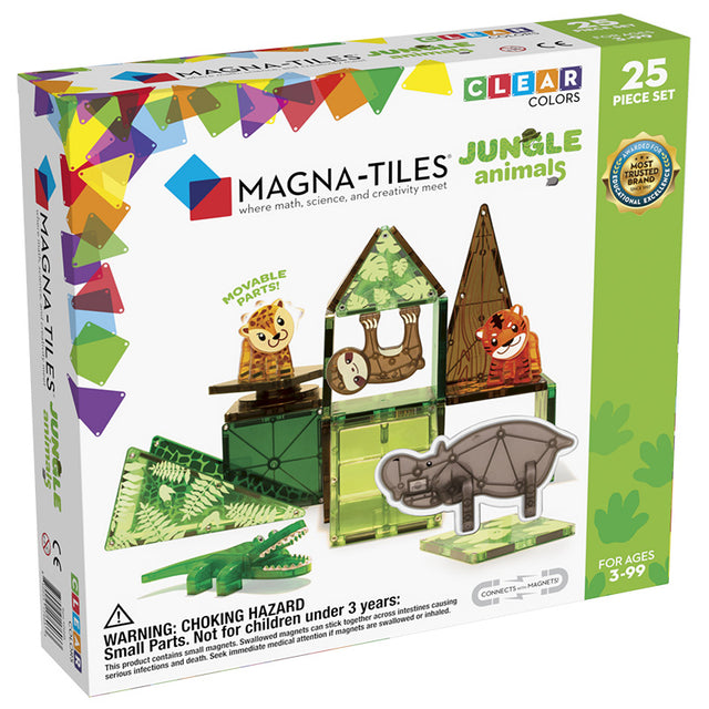 Magna-Tiles Μαγνητικό Παιχνίδι 25 κομματιών Jungle