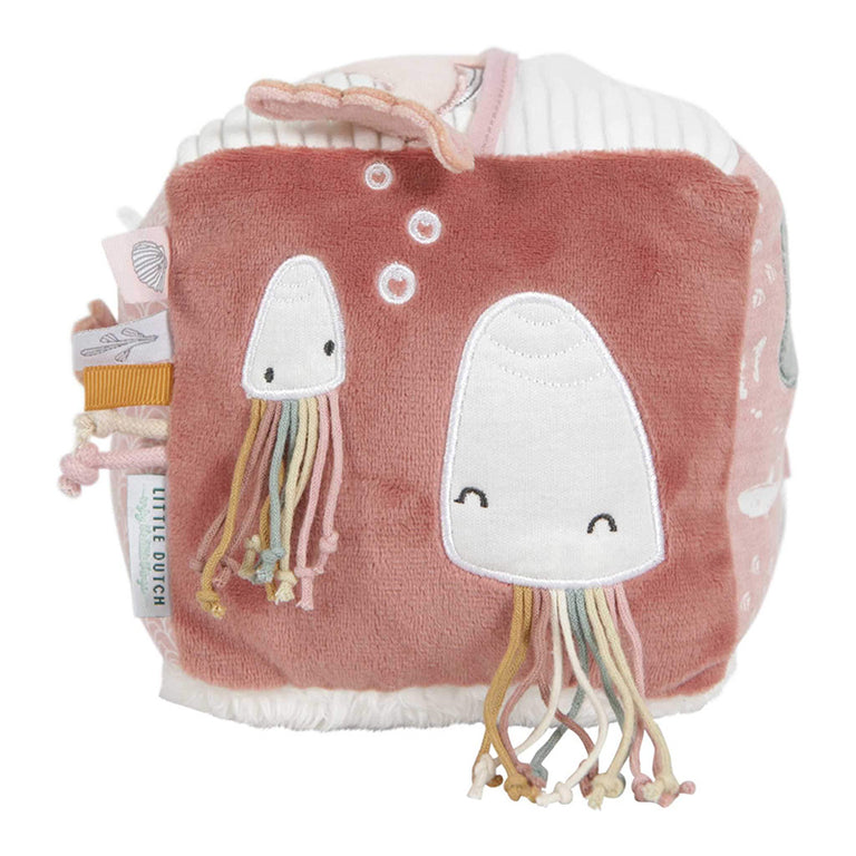 ΥΦΑΣΜΑΤΙΚΟΣ ΚΥΒΟΣ LITTLE DUTCH ΡΟΖ - Παιχνίδια - Ίαμβος