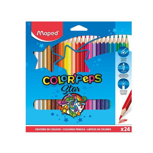 ΞΥΛΟΜΠΟΓΙΕΣ MAPED 24 ΧΡΩΜΑΤΑ