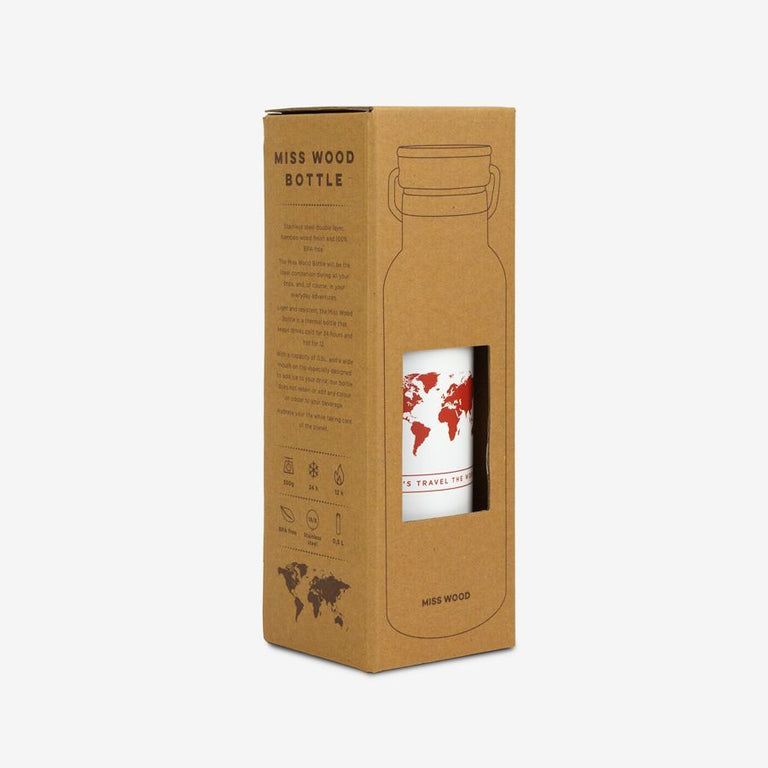 ΘΕΡΜΟΣ MISS WOOD ΛΕΥΚΟΣ 500ml