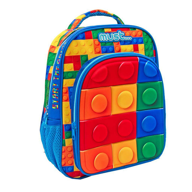 ΣΧΟΛΙΚΗ ΤΣΑΝΤΑ ΠΛΑΤΗΣ ΝΗΠΙΟΥ MUST BLOCKS 3D EVA 2 ΘΗΚΕΣ