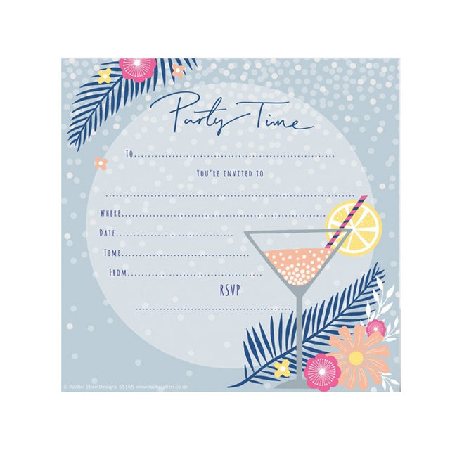 ΠΡΟΣΚΛΗΣΗ ΓΙΑ ΠΑΡΤΥ R.E.D.SS165 συσ 8τεμ.coctail glass