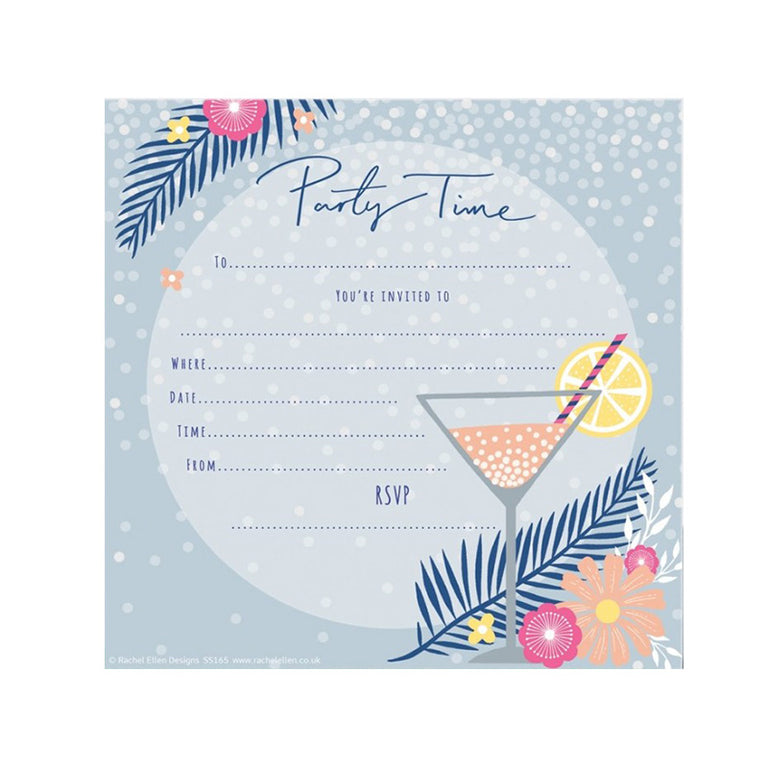 ΠΡΟΣΚΛΗΣΗ ΓΙΑ ΠΑΡΤΥ R.E.D.SS165 συσ 8τεμ.coctail glass