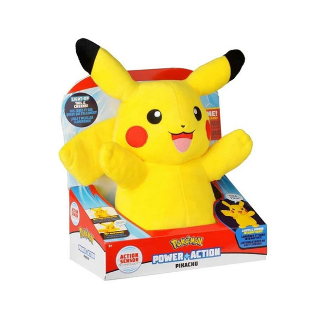 Pokemon Λούτρινο Pikachu Με Ήχους Και Φως 25εκ