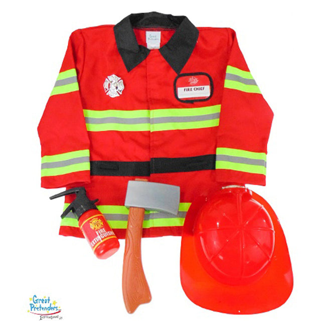 Great Pretenders Στολή Πυροσβέστης' με αξεσουάρ 4-6 ετών