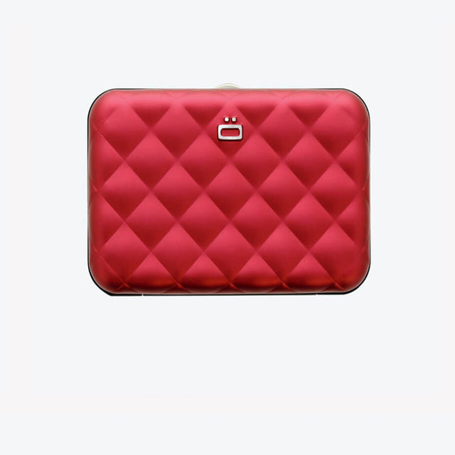 OGON QUILTED BUTTON ΠΟΡΤΟΦΟΛΙ ΚΟΚΚΙΝΟ - ΔΩΡΑ - Ίαμβος