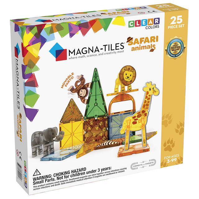 Magna-Tiles Μαγνητικό Παιχνίδι 25 κομματιών Safari