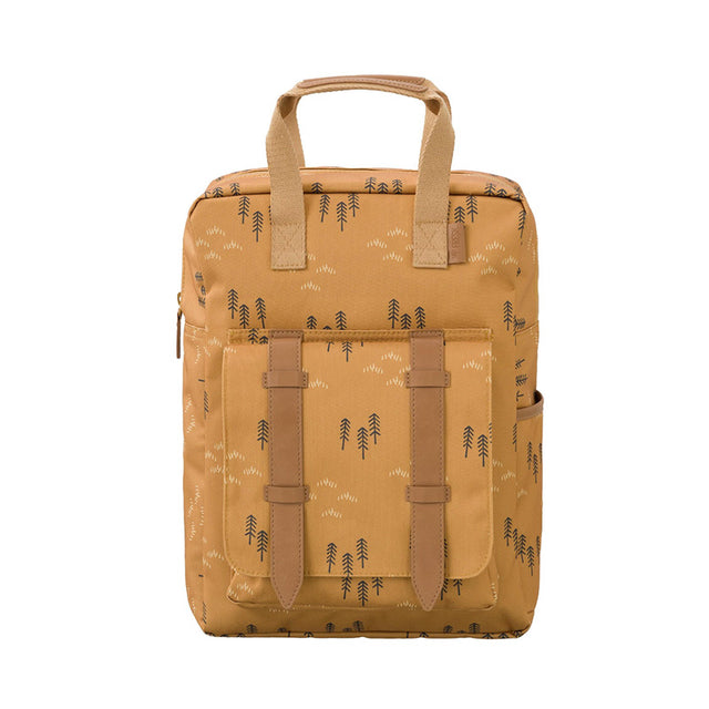 Fresk: Mini Σακίδιο πλάτης 28x21εκ - Woods Sprouce Yellow