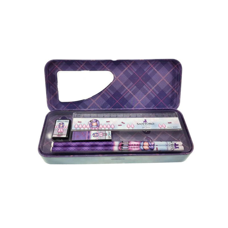 ΜΕΤΑΛΛΙΚΗ ΚΑΣΕΤΙΝΑ ΓΕΜΑΤΗ SUGAR PLUM SANTORO GORJUSS