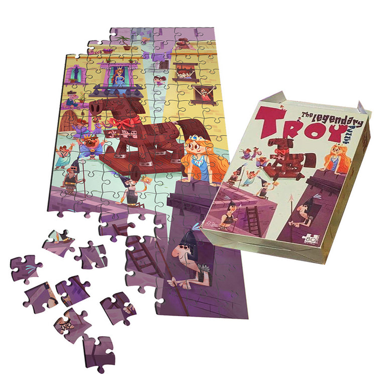 ΠΑΖΛ MY GREEK GAMES TROY 80 ΚΟΜΜΑΤΙΑ - Παιχνίδια - Ίαμβος