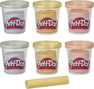 PLAY-DOH multi metal color clay combination 6 τεμαχίων Hasbro