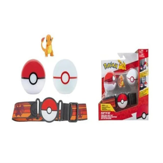 Pokemon Clip'N Go Poke Ball με ζώνη W8 - 2 σχέδια