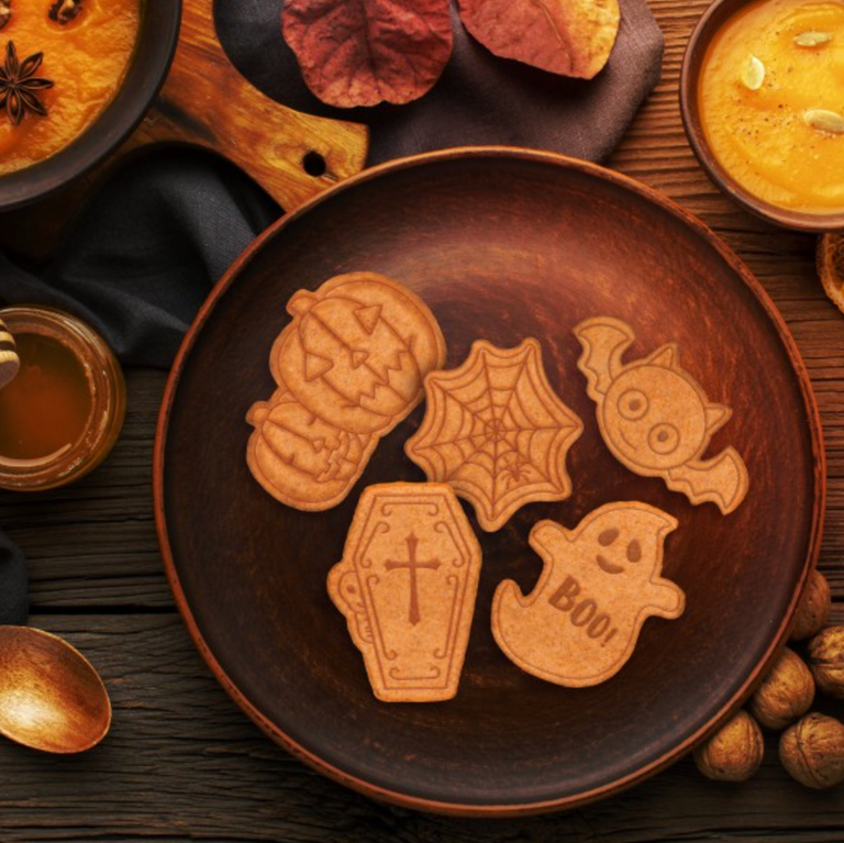 ΦΟΡΜΕΣ ΚΟΠΗΣ ΜΠΙΣΚΟΤΩΝ ΜΕ ΘΕΜΑ HALLOWEEN LEGAMI COOKIE CUTTERS ΣΕΤ 5 ΔΙΑΦΟΡΕΤΙΚΑ ΣΧΕΔΙΑ