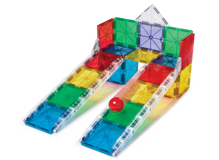 MAGNA-TILES Μαγνητικό Παιχνίδι 33 κομματιών Rail Racers