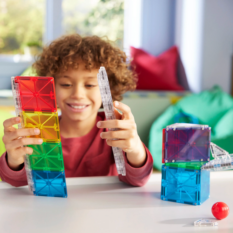 MAGNA-TILES Μαγνητικό Παιχνίδι 33 κομματιών Rail Racers