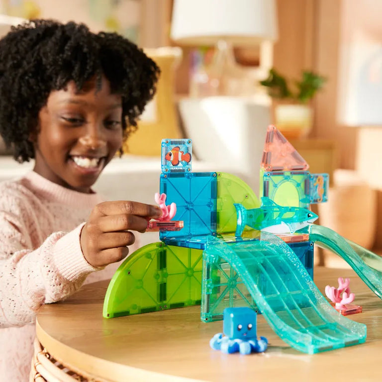 MAGNA-TILES Coral Reef 25 Τεμάχια – Μαγνητικά Πλακίδια STEM με Κοράλλια