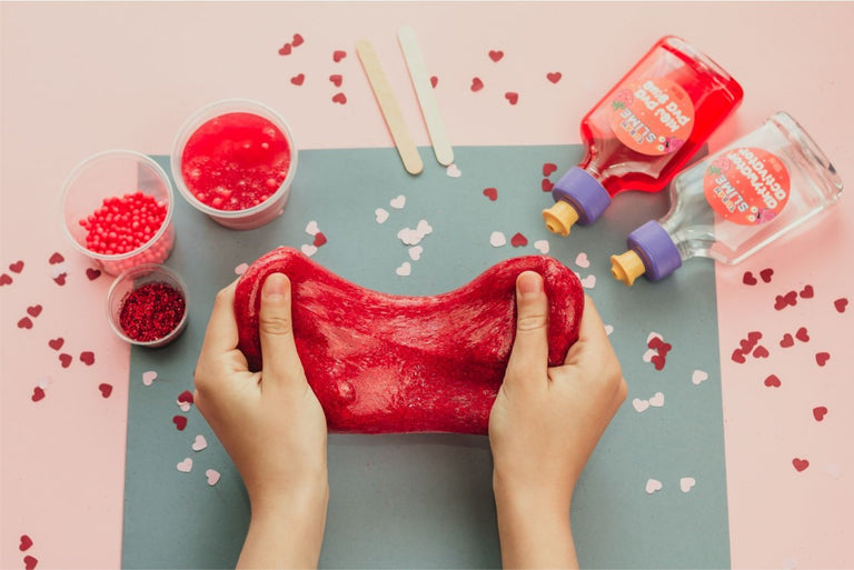TUBAN - DIY SLIME :: Σετ - Κατασκευή SLIME - Φράουλα XL - Ίαμβος