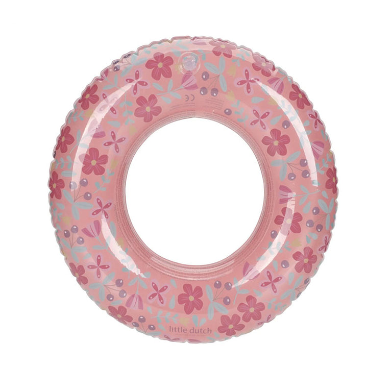 LITTLE DUTCH Παιδικό σωσίβιο κολύμβησης Pink Flowers
