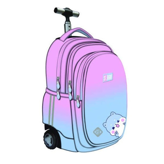 TROLLEY Blue Hamster 44x32x25 26L MAJEWSKI ΔΗΜΟΤΙΚΟΥ