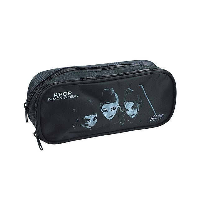 Κασετίνα Βαρελάκι Οβάλ K-Pop Black Huntrix 364-00144 Gim