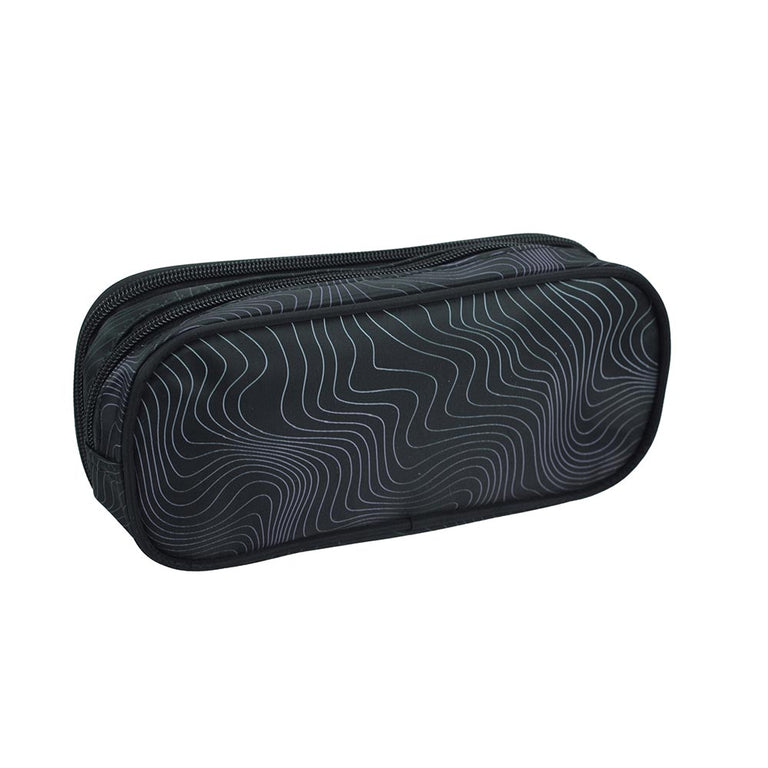 Κασετίνα Βαρελάκι Οβάλ K-Pop Black Huntrix 364-00144 Gim