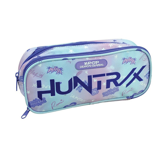 Κασετίνα Οβάλ K-Pop Demon Hunters Purple Huntrix – 2 Θήκες | GIM – 364-02144